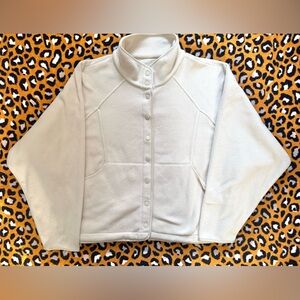 Outdoor Voices Cream Teddy Jacket